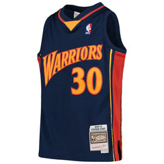 NBA Stephen Curry Golden State Warriors Youth 2009-10 Hardwood Classics Swingman Throwback Jersey sale - Navy