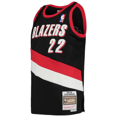 NBA Clyde Drexler Portland Trail Blazers Youth 1991/92 Hardwood Classics Swingman Jersey - Black