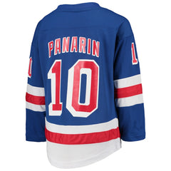 NHL Artemi Panarin New York Rangers Youth Home Replica Player Jersey - Blue