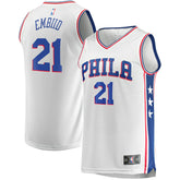 Joel Embiid Philadelphia 76ers Replica Jersey Association Edition White