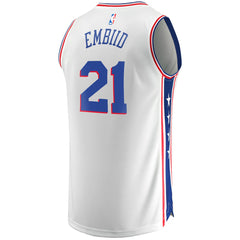 Joel Embiid Philadelphia 76ers Replica Jersey Association Edition White