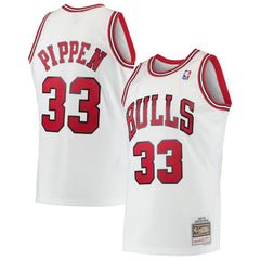 NBA Scottie Pippen Chicago Bulls Hardwood Classics Swingman Jersey sale - White