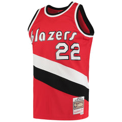 NBA Clyde Drexler Portland Trail Blazers 1983/84 Hardwood Classics Swingman Jersey - Red