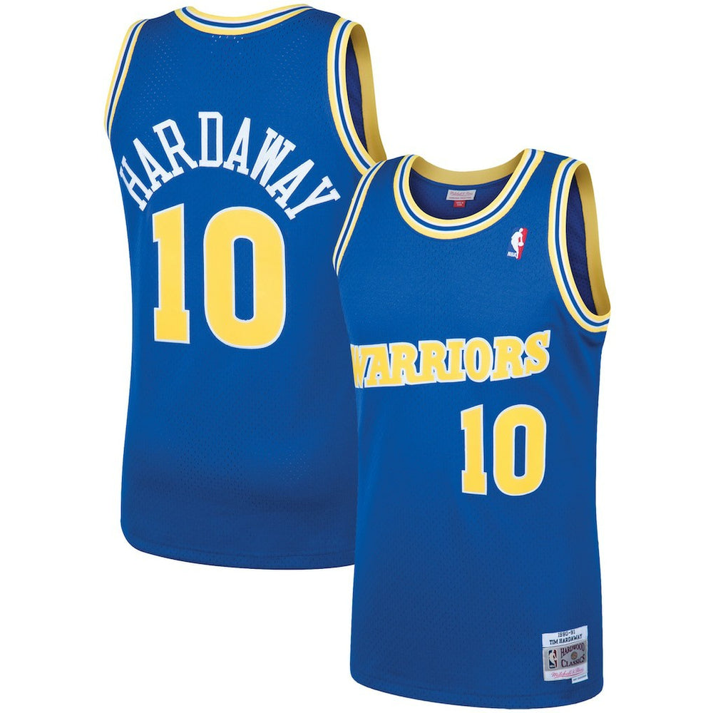 NBA Tim Hardaway Golden State Warriors 1990/91 Hardwood Classics Swingman Jersey sale - Royal