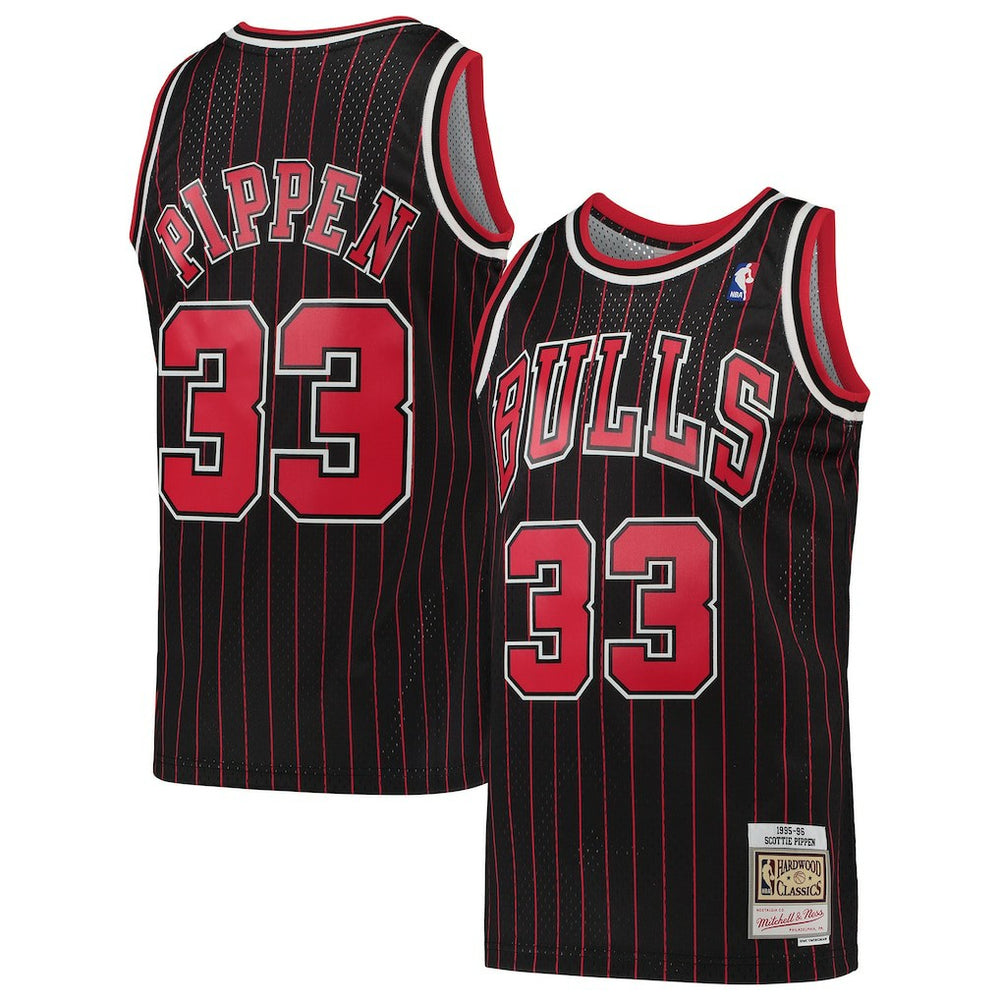NBA Scottie Pippen Chicago Bulls Hardwood Classics Swingman Jersey sale - Black
