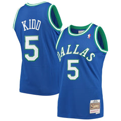 NBA Jason Kidd Dallas Mavericks 1994/95 Hardwood Classics Swingman Jersey sale - Blue