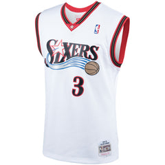 Allen Iverson Philadelphia 76ers Hardwood Classics Swingman Jersey White