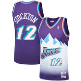 NBA John Stockton Utah Jazz Hardwood Classics Swingman Jersey - Purple