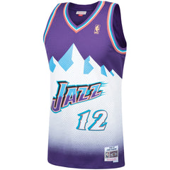 NBA John Stockton Utah Jazz Hardwood Classics Swingman Jersey - Purple