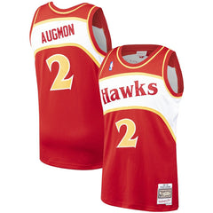 NBA Stacey Augmon Atlanta Hawks 1991/92 Hardwood Classics Swingman Jersey - Red