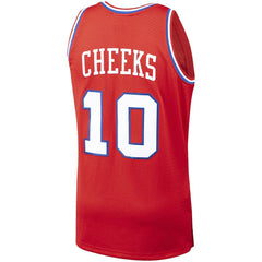 NBA Maurice Cheeks Philadelphia 76ers Hardwood Classics Swingman Jersey - Red
