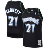 NBA Kevin Garnett Minnesota Timberwolves Hardwood Classics Swingman Jersey - Black