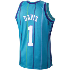 NBA Baron Davis Charlotte Hornets 1999/00 Hardwood Classics Swingman Jersey - Teal