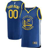NBA Golden State Warriors Fast Break Custom Replica Jersey Royal sale - Icon Edition