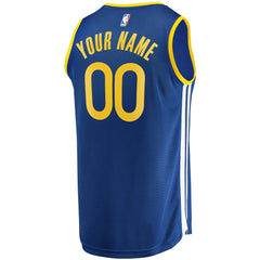 NBA Golden State Warriors Fast Break Custom Replica Jersey Royal sale - Icon Edition