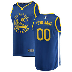 NBA Golden State Warriors Youth 2019/20 Fast Break Custom Replica Jersey Royal sale - Icon Edition