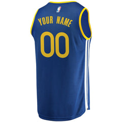 NBA Golden State Warriors Youth 2019/20 Fast Break Custom Replica Jersey Royal sale - Icon Edition