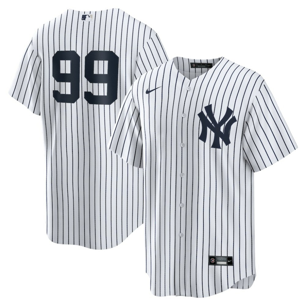 MLB Aaron Judge New York Yankees Nike Home Replica Player Name Jersey - White