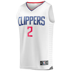 NBA Kawhi Leonard LA Clippers Fast Break Replica Player Jersey - White - Association Edition