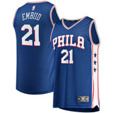 NBA Joel Embiid Philadelphia 76ers Fast Break Replica Player Jersey - Icon Edition - Royal