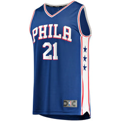 NBA Joel Embiid Philadelphia 76ers Fast Break Replica Player Jersey - Icon Edition - Royal