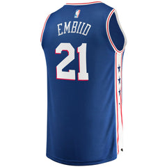 NBA Joel Embiid Philadelphia 76ers Fast Break Replica Player Jersey - Icon Edition - Royal