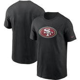 San Francisco 49ers Primetime Logo Essential T-Shirt Black