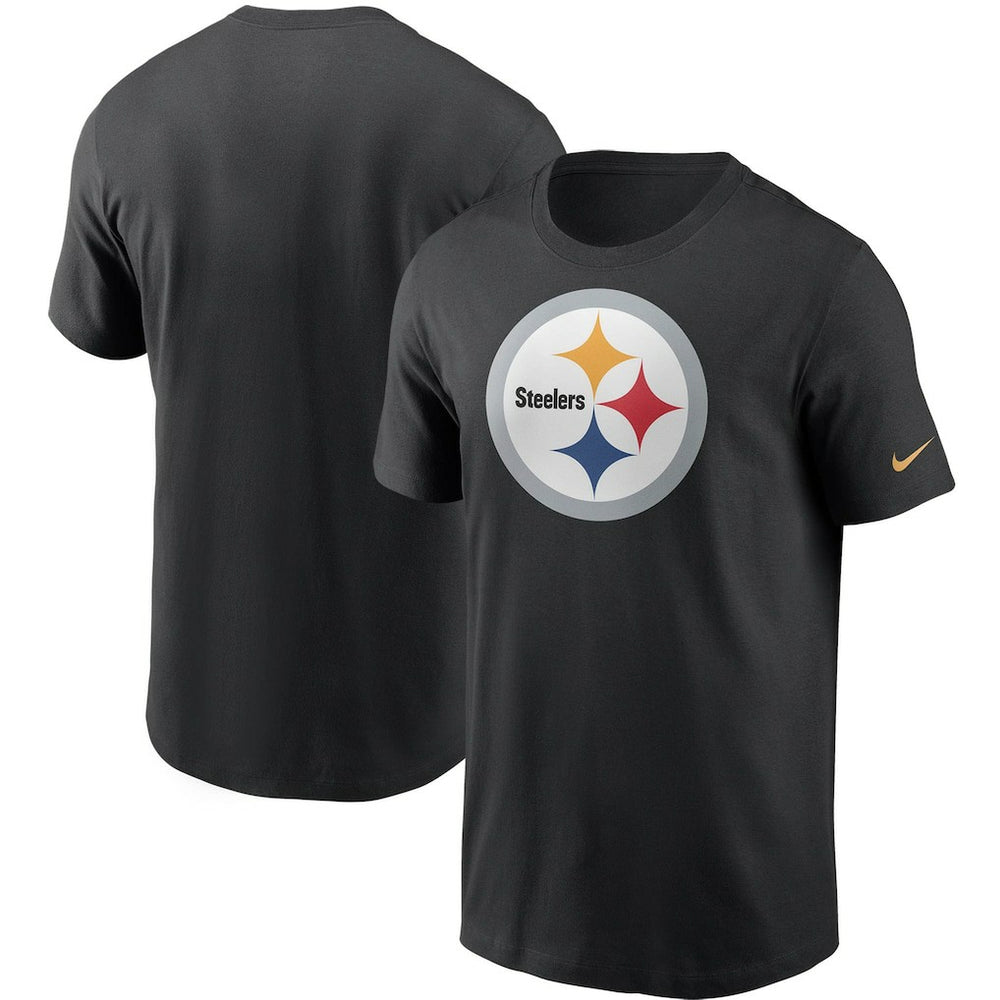 Pittsburgh Steelers Primetime Logo Essential T-Shirt Black
