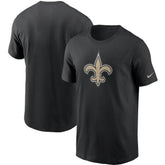 New Orleans Saints Primetime Logo Essential T-Shirt Black