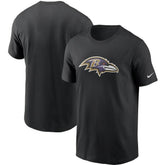 Baltimore Ravens Primetime Logo Essential T-Shirt Black