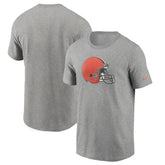 Cleveland Browns Primetime Logo Essential T-Shirt Heather Gray