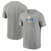 Los Angeles Rams Primetime Logo Essential T-Shirt Heather Gray