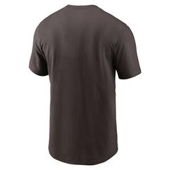 Cleveland Browns Primetime Logo Essential T-Shirt Brown