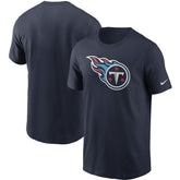 Tennessee Titans Primetime Logo Essential T-Shirt Navy