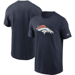 Denver Broncos Primetime Logo Essential T-Shirt Navy