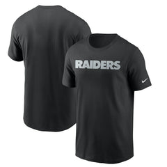 Las Vegas Raiders Team Wordmark T-Shirt Black