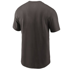 Cleveland Browns Team Wordmark T-Shirt Brown