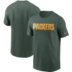 Green Bay Packers Team Wordmark T-Shirt Green