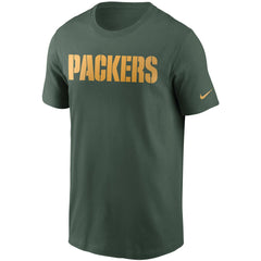 Green Bay Packers Team Wordmark T-Shirt Green