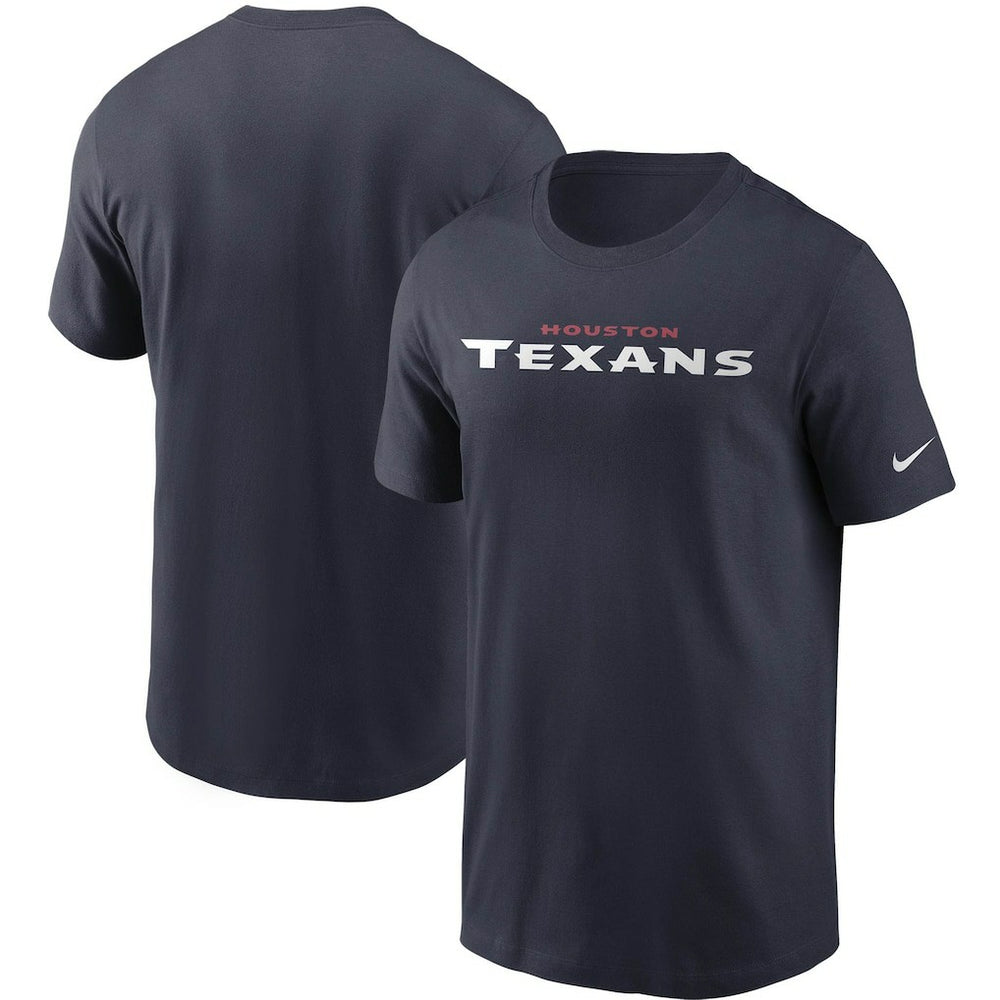Houston Texans Team Wordmark T-Shirt Navy