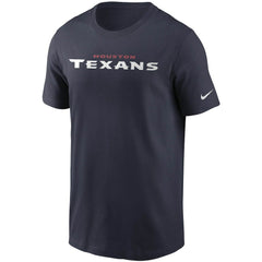 Houston Texans Team Wordmark T-Shirt Navy