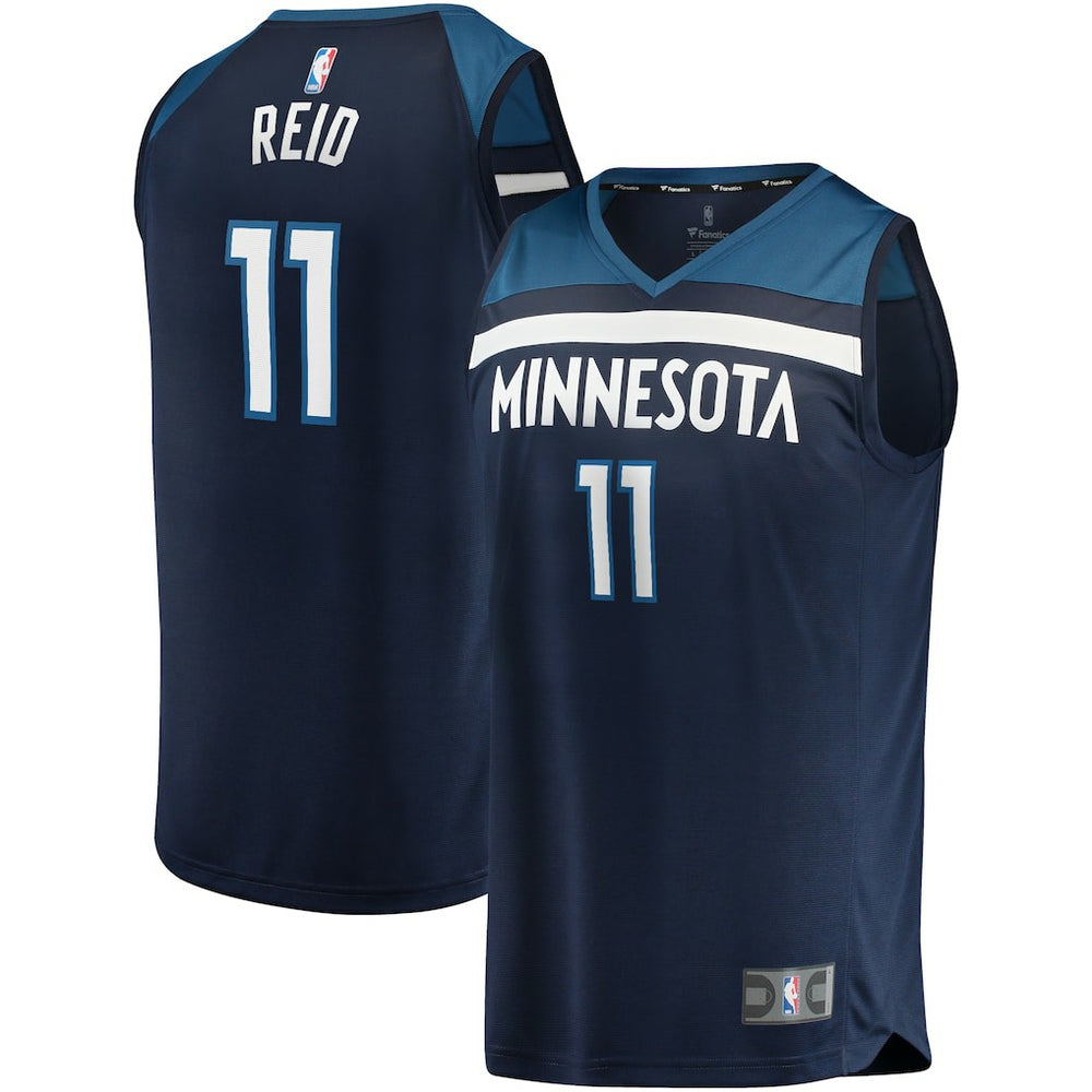 NBA Naz Reid Minnesota Timberwolves Fast Break Replica Jersey Navy - Icon Edition