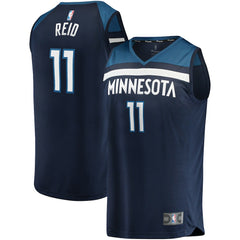 NBA Naz Reid Minnesota Timberwolves Fast Break Replica Jersey Navy - Icon Edition