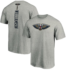 Zion Williamson New Orleans Pelicans Playmaker Name & Number Team T-Shirt Heathered Gray