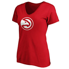Trae Young Atlanta Hawks Women's Playmaker Name & Number V-Neck T-Shirt Red