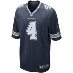 NFL Dak Prescott Dallas Cowboys Game Team Jersey - Navy