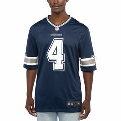 NFL Dak Prescott Dallas Cowboys Game Team Jersey - Navy