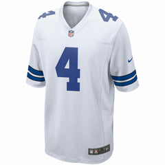 NFL Dak Prescott Dallas Cowboys Game Team Jersey - White