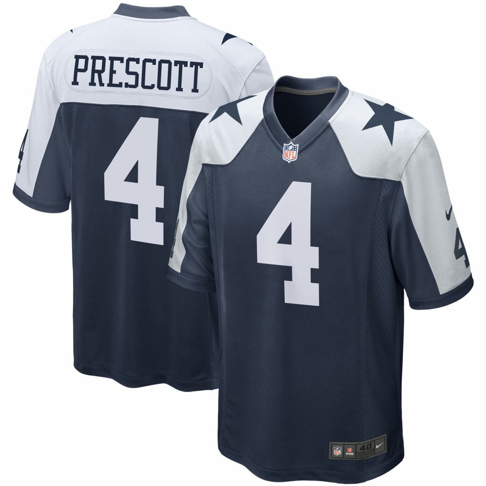 NFL Dak Prescott Dallas Cowboys Alternate Game Team Jersey - Navy