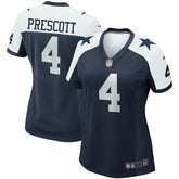 Dak Prescott Dallas Cowboys Women's Alternate Game Team Jersey Navy
